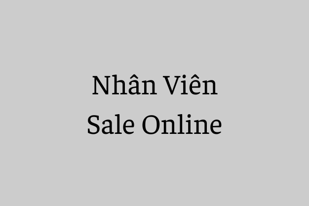 HANGKI tuyển dụng Sale Online