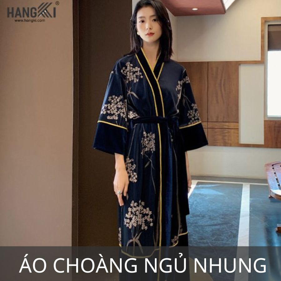 áo choàng ngủ nhung