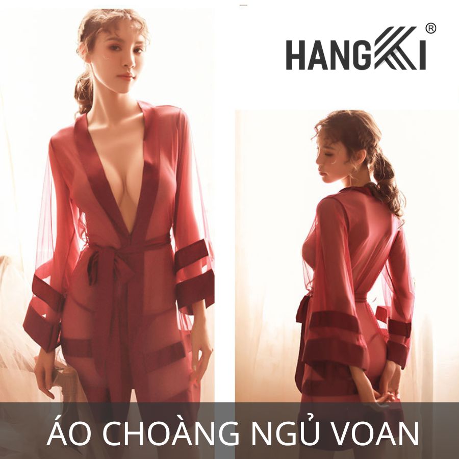 áo choàng ngủ voan