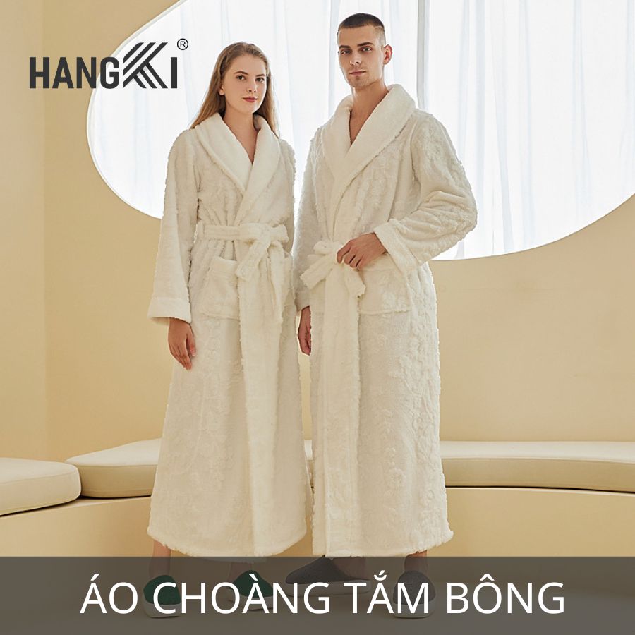 áo choàng tắm bông