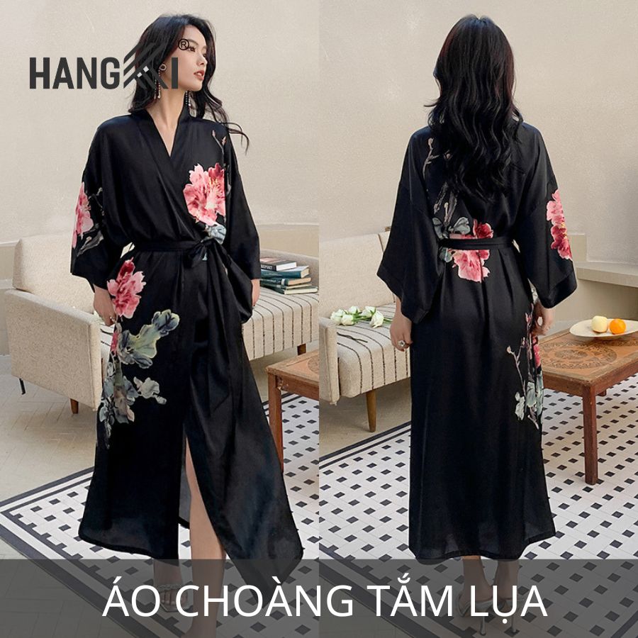 áo choàng tắm lụa