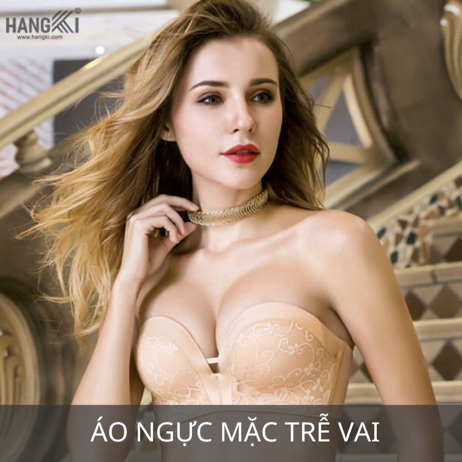 áo ngực không dây mặc áo trễ vai