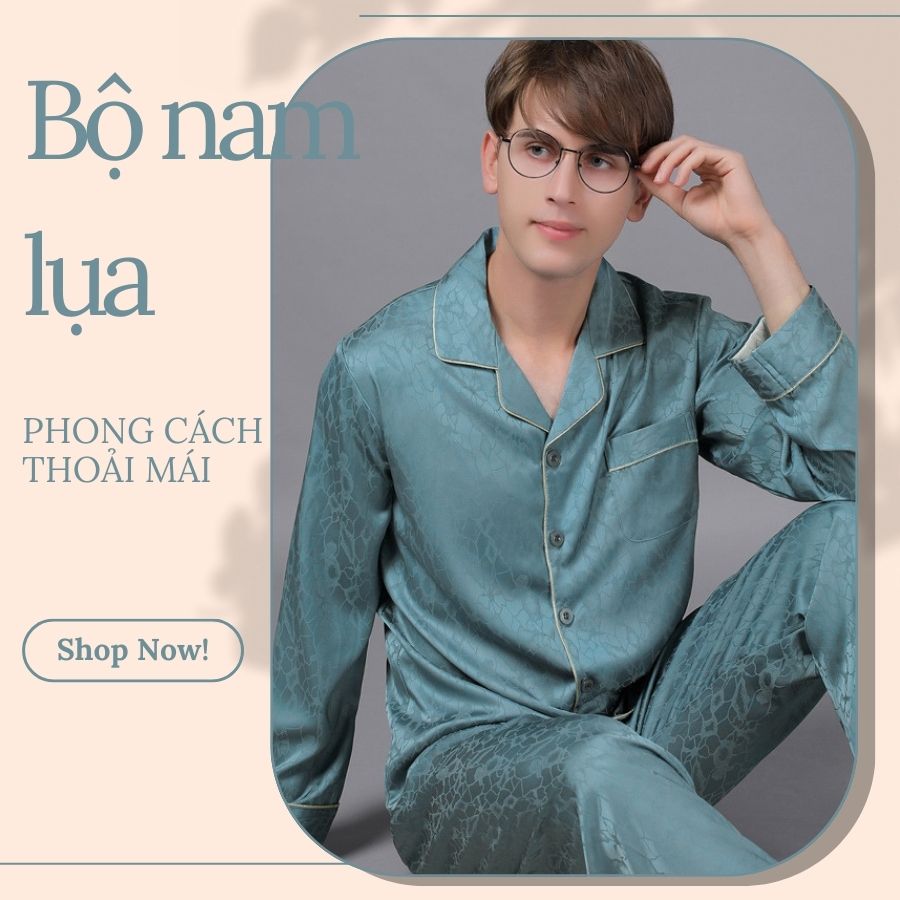 đồ bộ lụa nam