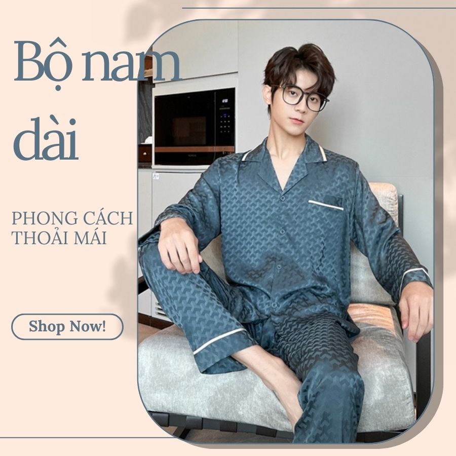đồ bộ nam mặc nhà dài