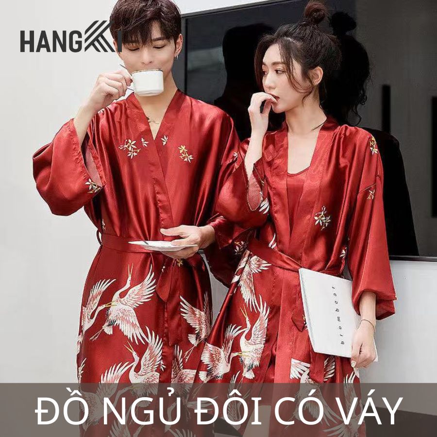 đồ ngủ đôi dạng váy