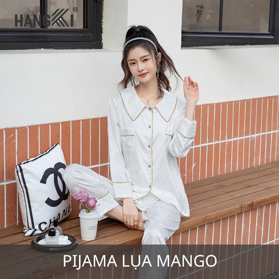 pijama lụa mango