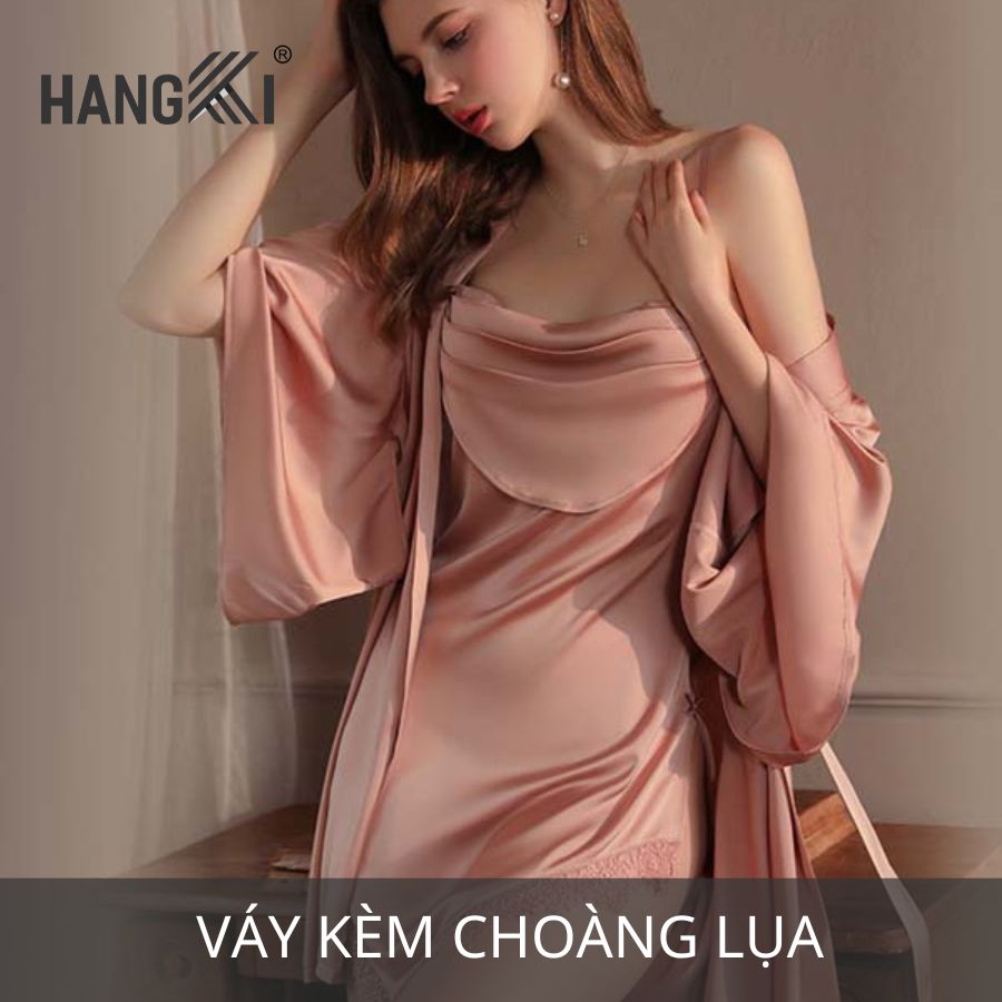 váy ngủ kèm choàng