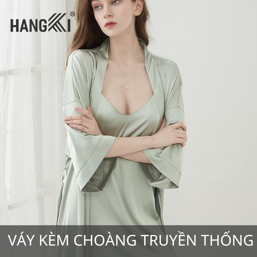 váy ngủ kèm choàng
