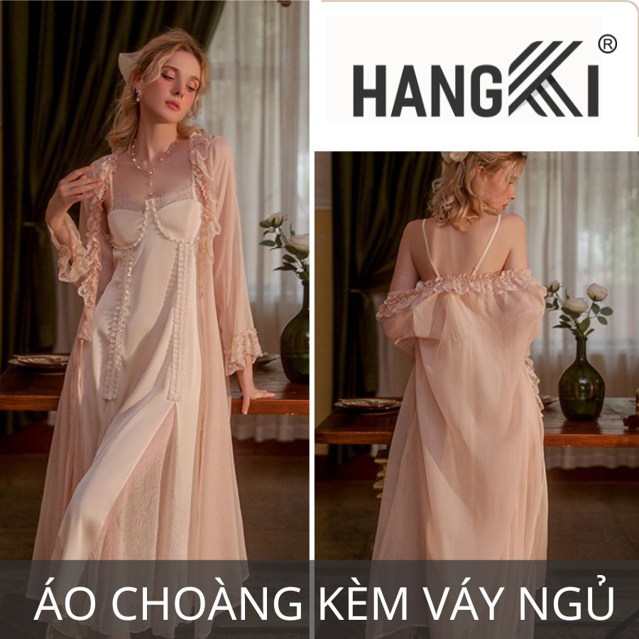 áo choàng kèm váy ngủ