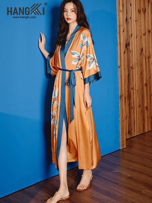 VCH194 - Áo Choàng Ngủ Dài Nữ