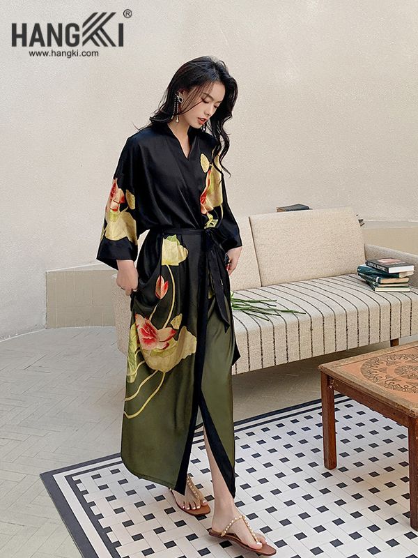 VCHG29 - Choàng ngủ lụa dài