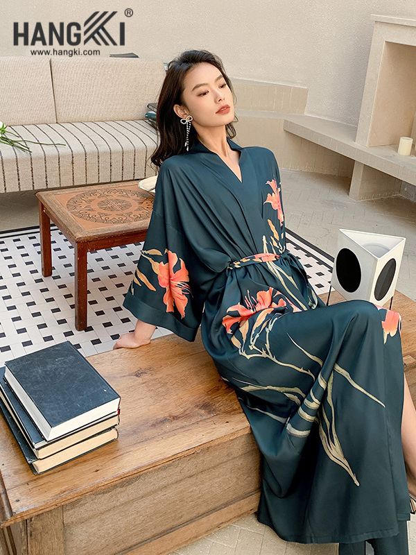 VCHG30 - Choàng ngủ lụa dài