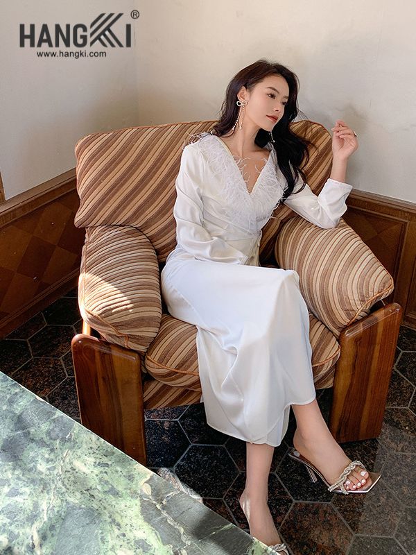 VCHG44 - Choàng ngủ lụa dài