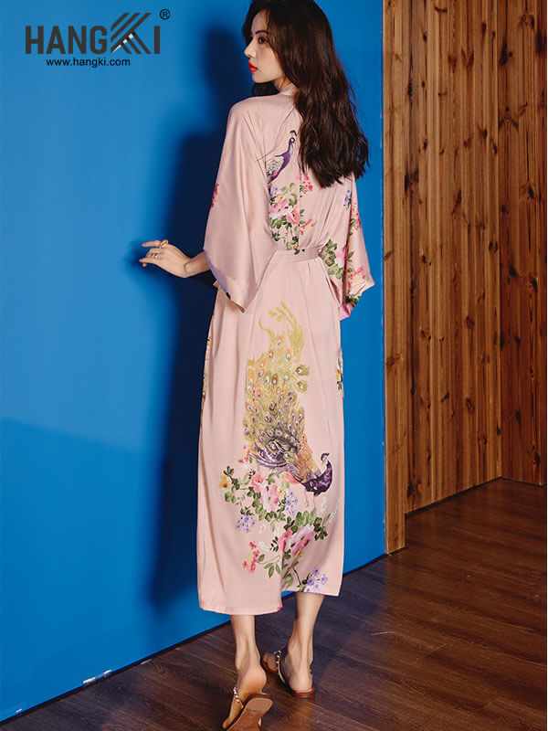 VCH198 - Áo Khoác Ngủ Lụa
