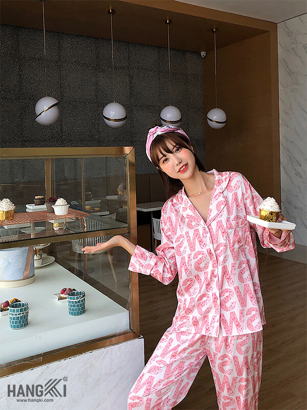 DD177 – Pijama Lụa Dài Tay