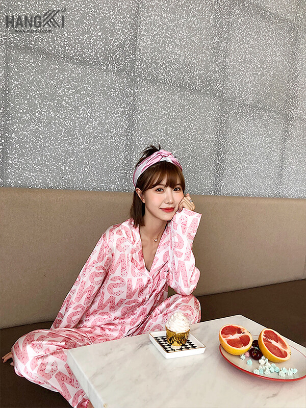 DD177 – Pijama Lụa Dài Tay