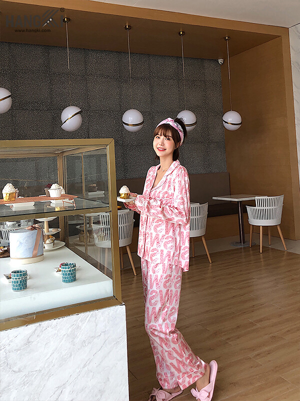 DD177 – Pijama Lụa Dài Tay