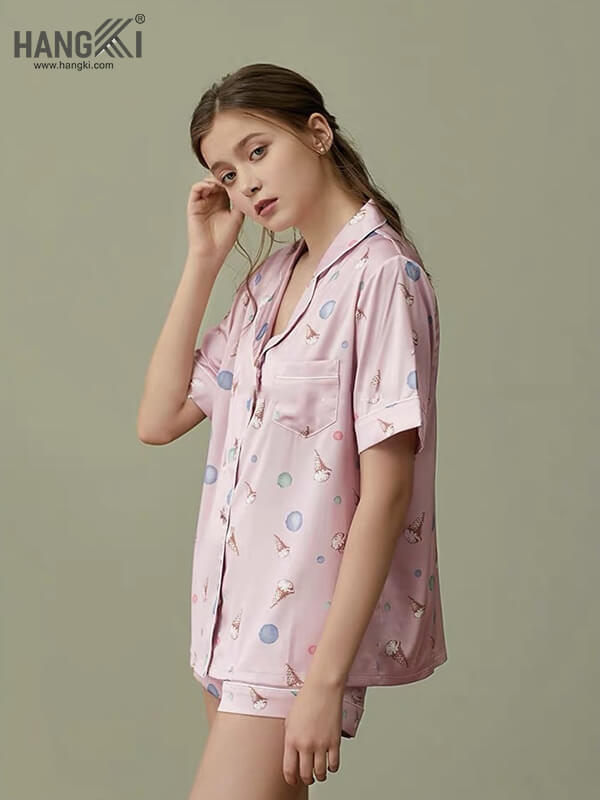 DN142 – Đồ Bộ Pijama Nữ Ngắn