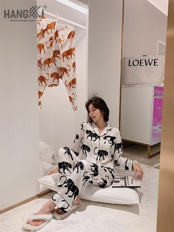 DD264 – Pijama Lụa Dài Tay
