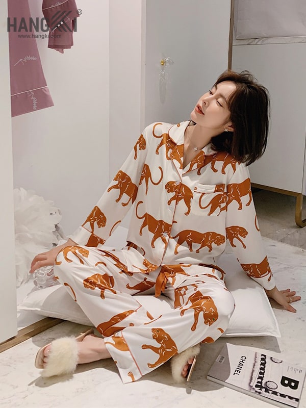 DD264 – Pijama Lụa Dài Tay